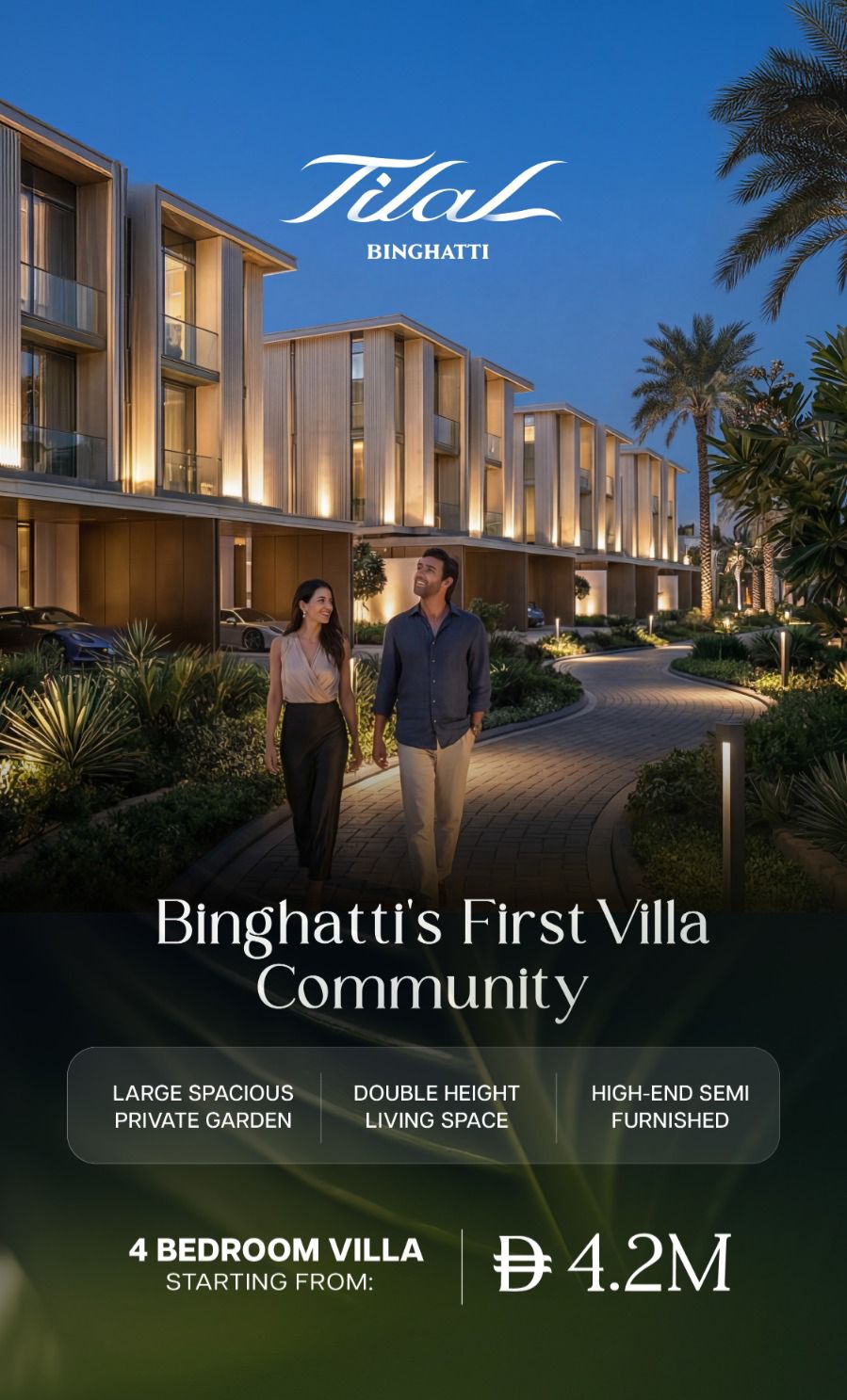 Tilal Binghatti 4 Bedroom Villas